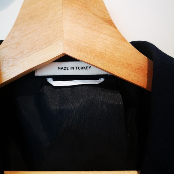 Club Monaco Cotton Navy Blazer - Picture 2 of 8